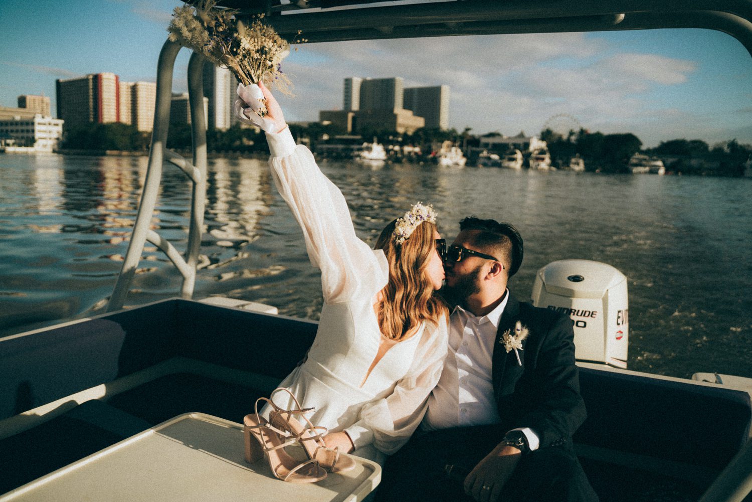 Oak St. Studios - Kisses and John - Intimate Yacht Wedding Philippines Photographer 