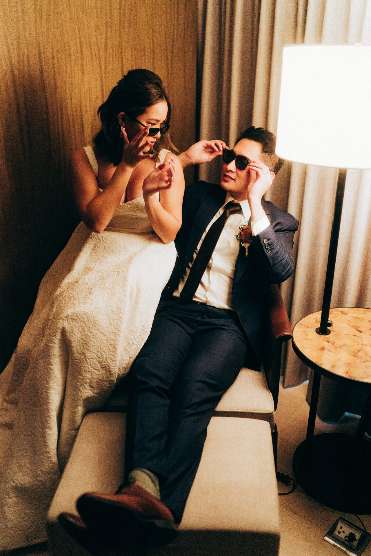 Oak St. Studios Gabby and Gico Conrad Hotel Wedding Photographer 00073